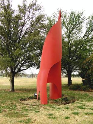 Vernon Tx - Red River Valley Museum sculpture