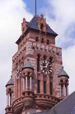 Ellis County Courthouse  clock tower