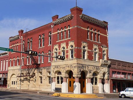 Waxahachie TX - downtown bank building