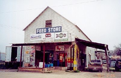 Classic Texas feed store, Waxahachie,  Texas