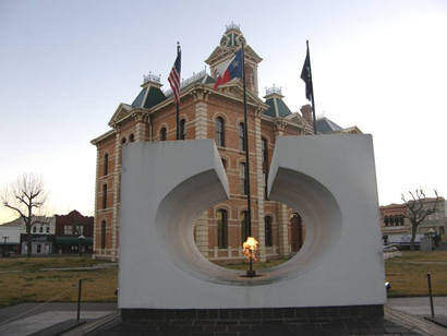 TX - Wharton County Courthouse Eternal Flame