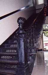 Bosque County Courthouse stairs