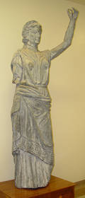 Coamnche County courthosue statue of Justice