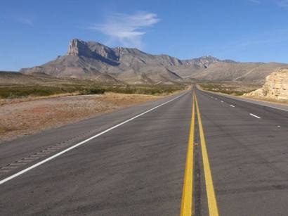 Guadalupe Peak from SH 54