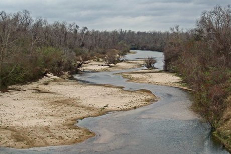 Coleto Creek, Texas crossing US Highway 77