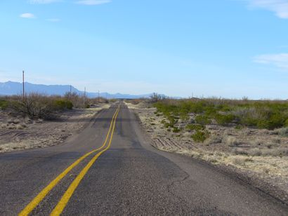 Highway 170 west of Ruidosa to Chinati Hot Springs 