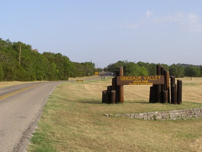 Glen Rose, TX - Dinosaur Valley State Park Entrance