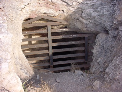 TX - Mariscal Mine covered mine shafts, Big Bend National Park