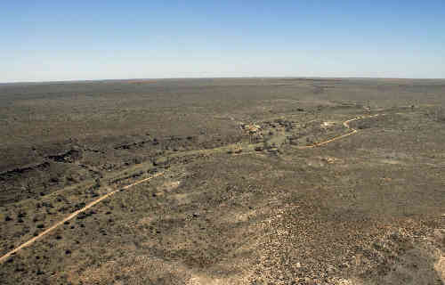 Cochran County TX - Ft SumnerT rail aerial view