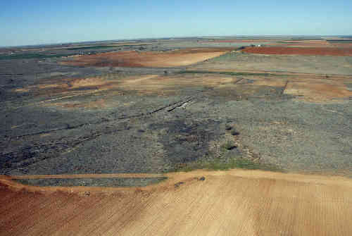 Lamb County TX- Mackenzie Trail Trace  aerial view