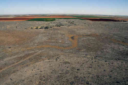 Lamb County TX River Trail aerial view