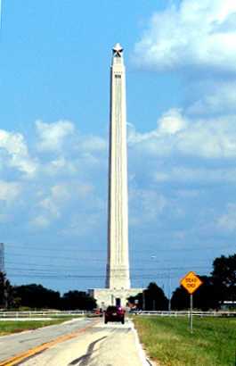 Approaching San Jacinto Monument