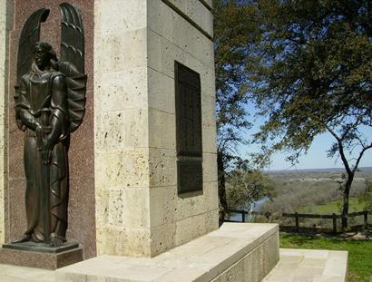 TX - Monument Hill overlooking the Colorado River and La Grange