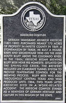 Monument Hill Tx - Kreische Complex Marker