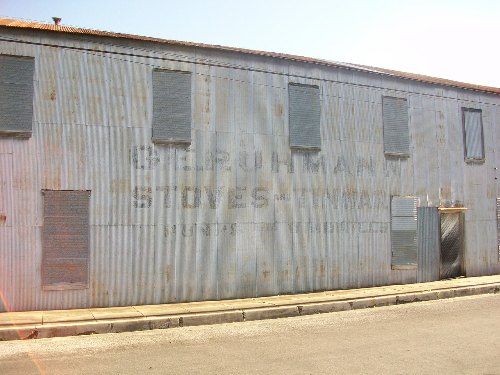 Shiner TX - Stoves-Tinware Ghost Sign