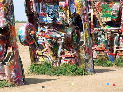 Painted Cadillacs, Cadillac Ranch Amarillo Texas