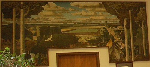 El Campo TX Post Office Mural Rural Texas Gulf Coast 1939 Milford Zornes