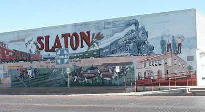 Slaton Heritage mural, Slaton, Texas