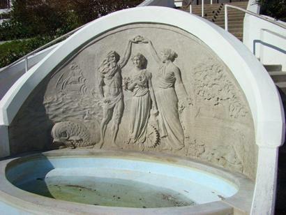 Corpus Christi, Texas - Fountain, Queen of the Sea, Confederate Monument by Pompeo Coppini