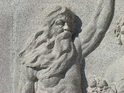 King Neptune - Queen of the Sea detail, by Pompeo Coppini , Corpus Christi TX