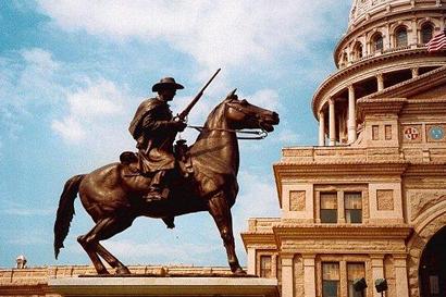 Coppini Statue Terry's Rangers, Austin Texas Capitol Grounds