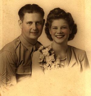 Benard and Mary Burson, 1945 