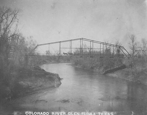 Colorado River Bridge, Glenflora, Texas, 1908 