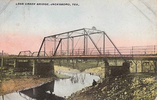 Loss Creek Bridge, Jacksboro, Texas, 1908 