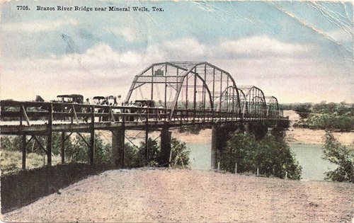 Brazos River Bridge near Mineral Wells, Texas