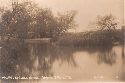 Walnut Springs Bridge, Walnut Springs TX ca1910 