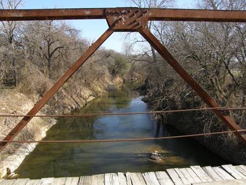 Hamilton County Closed CR222 Bridge, Texas