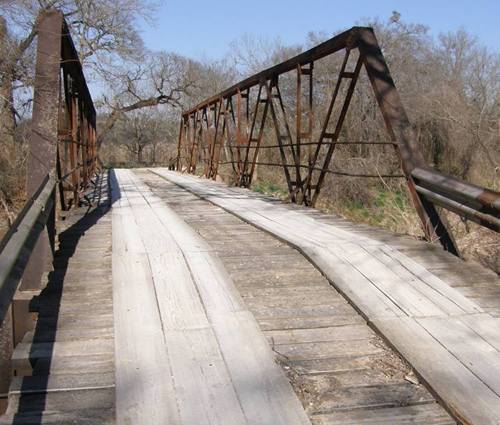 Hamilton County Closed CR222 Bridge, Texas