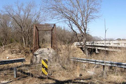 Closed CR103 Bridge Hamilton County, Texas 