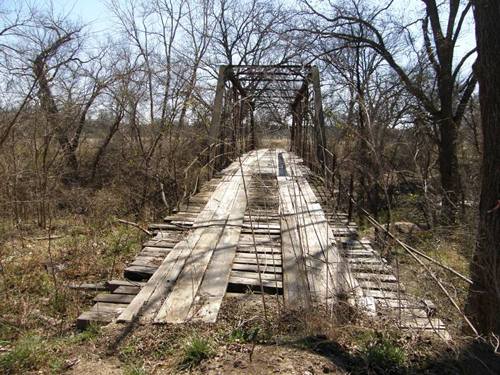 Hamilton County Closed CR106 Bridge, Texas