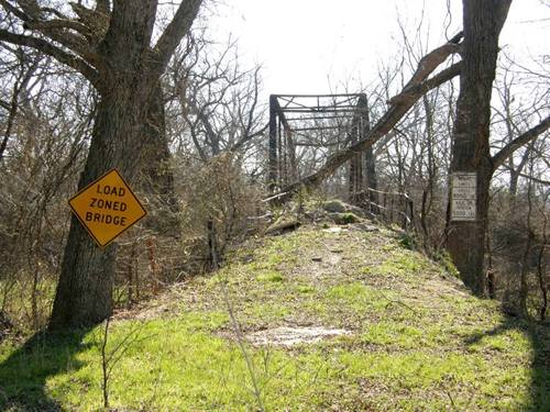 Hamilton County Closed CR210 Bridge, Texas