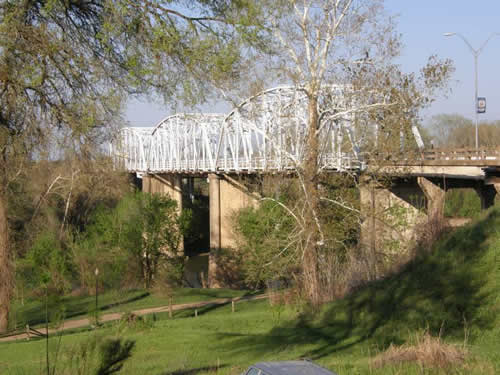 Bastrop TX - Colorado River Old Iron Bridge