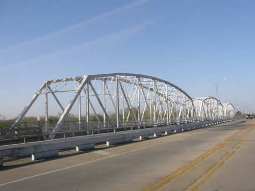 Bastrop TX - Colorado River Old Iron Bridge