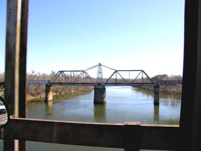 Brazoria Tx - Brazos River Railroad Swing Bridge