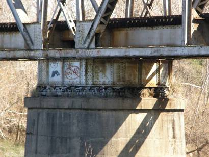 Brazoria Tx - Brazos River Railroad Swing Bridge, Swing  mechanism