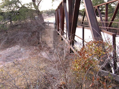 TX - Brown County CR 306 Iron Pony Bridge over Blanket Creek