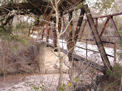 TX - Brown County CR 306 Iron Pony Bridge over Blanket Creek