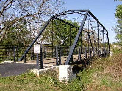 Cooke County  Sandy Creek Through Truss Bridge Callisburg TX 