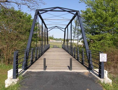 Cooke County  Sandy Creek Through Truss Bridge Callisburg TX 