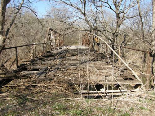 Erath County Tx South pony bridge off CR270 