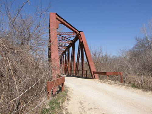 Erath County TX South through truss bridge on CR270 