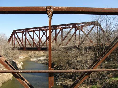 Erath County TX South through truss bridge on CR270 