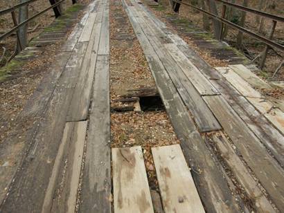 Falls County TX - 1900 Wood Pony Bridege on CR268