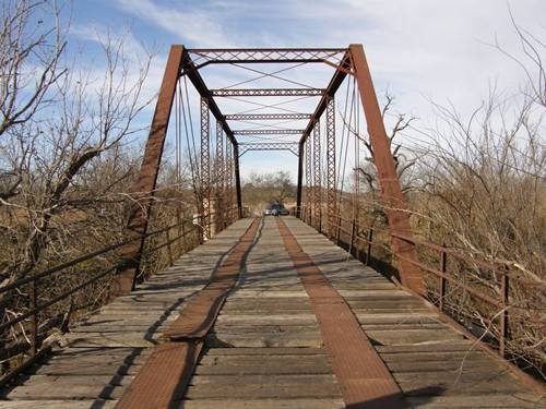 Fort Griffin Tx Closed 1885 Thru Truss Bridge