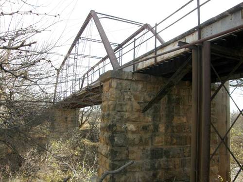 Fort Griffin Tx Closed 1885 Thru Truss Bridge