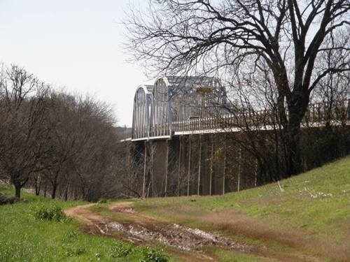 Goldthwaite TX SH16 Thru Truss Bridge Over Colorado River